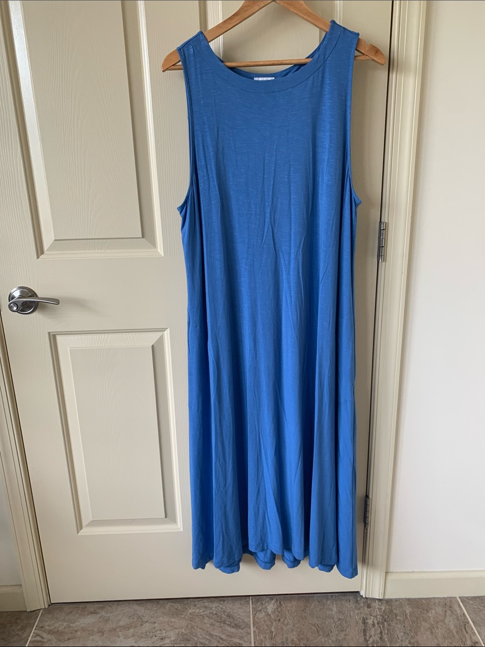 J. Jill Relaxed Fit Blue Maxi Dress